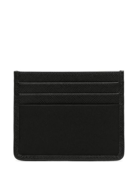 Prada triangle-logo card holder - Black