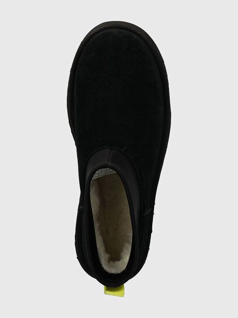 UGG śniegowce zamszowe Classic Mini Dipper kolor czarny 1168170-BLK