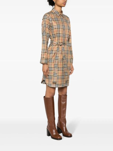 Burberry Vintage Check-pattern shirt dress - Neutrals