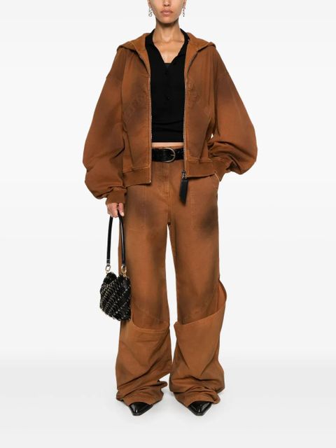 The Attico cotton jacket - Brown