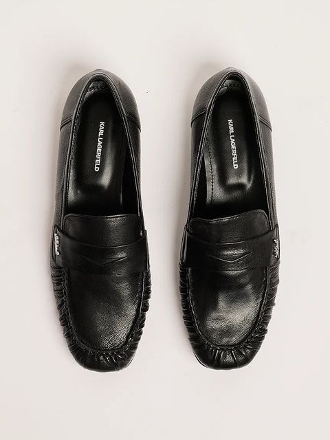 Karl Lagerfeld mokasyny skórzane ELEIA Loafer