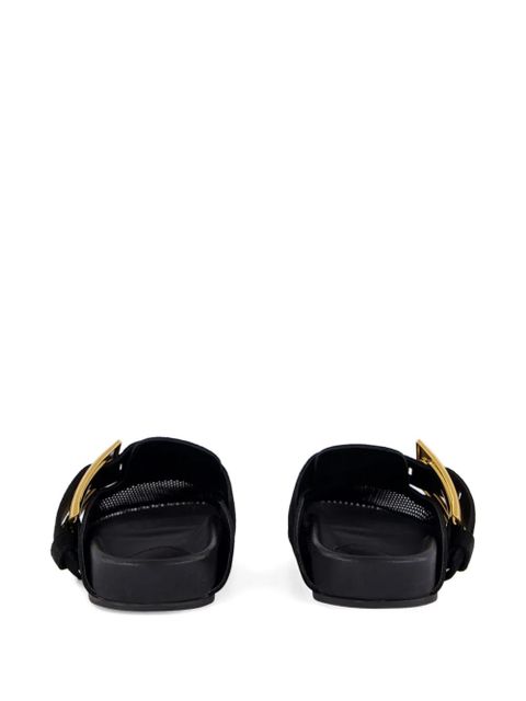 Balmain Anthem flat mules - Black