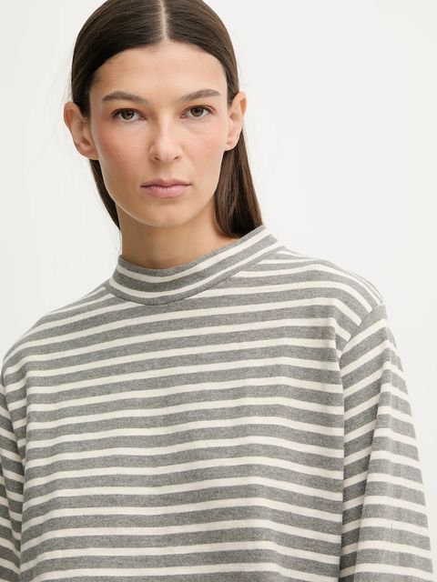 Marc O'Polo longsleeve bawełniany kolor szary 600304752025