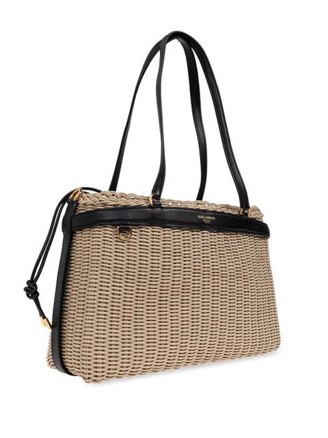 Dolce & Gabbana woven tote bag - Neutrals