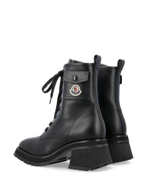 Moncler Gigi pocket-detail combat boots - Black