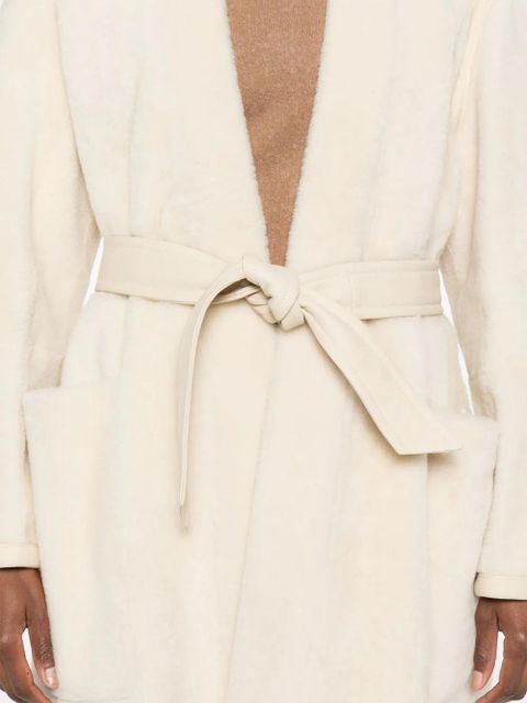 Max Mara shearling coat - Neutrals
