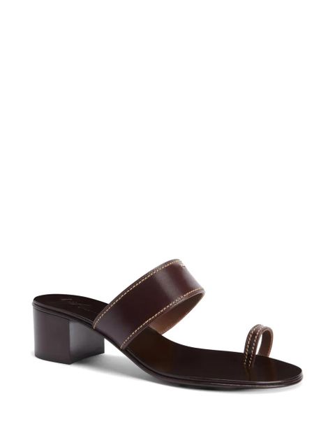 Giuseppe Zanotti stitching leather sandals - Brown - zdjęcie produktu nr 2