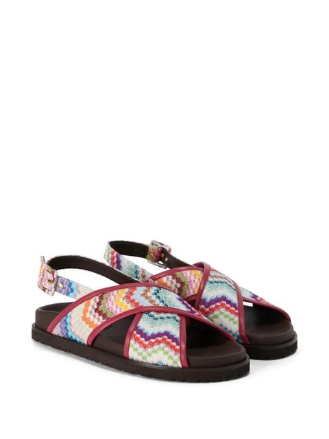 Missoni zigzag cross sandals - Neutrals - zdjęcie produktu nr 2