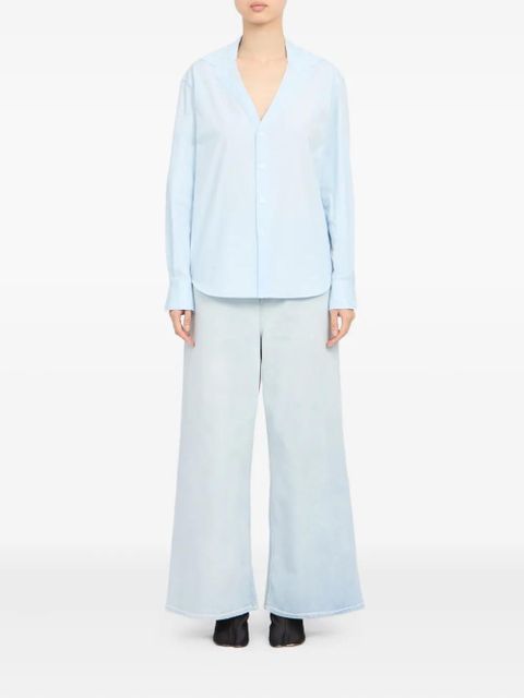 MM6 Maison Margiela long-sleeves shirt - Blue - zdjęcie produktu nr 2