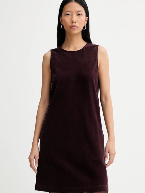 Marc O'Polo sukienka welurowa kolor czerwony mini rozkloszowana 511096821331 - zdjęcie produktu nr 1