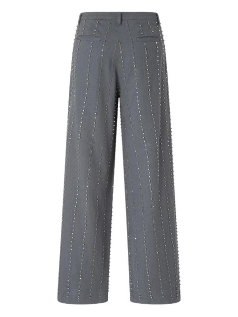 PINKO pleated embellished trousers - Grey - zdjęcie produktu nr 2