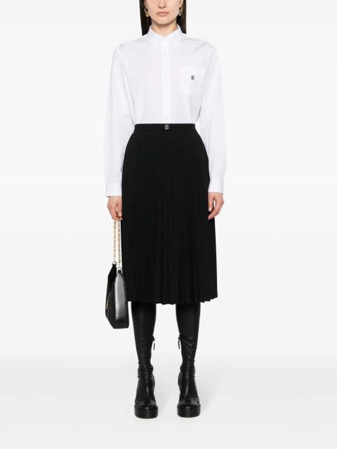 Givenchy 4G-plaque pleated midi skirt - Black - zdjęcie produktu nr 2