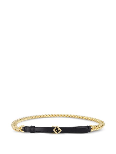 FENDI FF Diamonds chain belt - Black - zdjęcie produktu nr 1