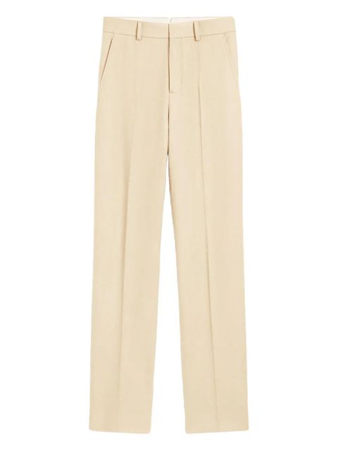 AMI Paris Wool large-fit trousers - Neutrals - zdjęcie produktu nr 1
