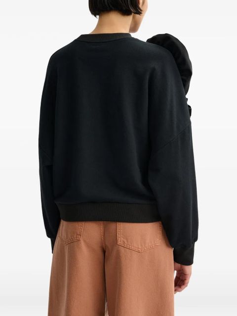 Essentiel Antwerp Jigantum ruffled sweatshirt - Black