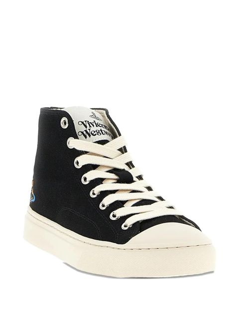 Vivienne Westwood high-top orb-detail sneakers - Black