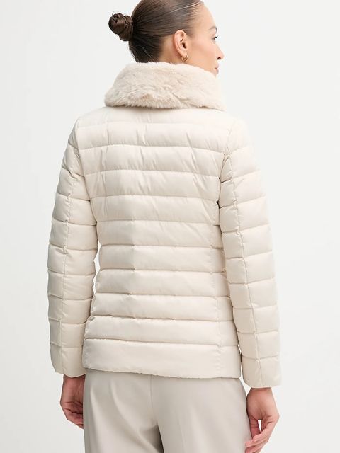 Geox kurtka puchowa BETTANIE kolor beżowy zimowa W5626T T3122