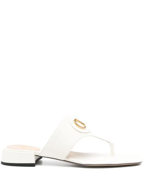 Valentino Garavani Vlogo-plaque sandals - White - zdjęcie produktu nr 1