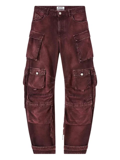 The Attico Fern cargo jeans - Red - zdjęcie produktu nr 1