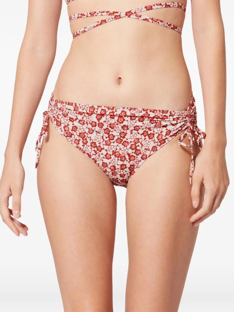 ISABEL MARANT floral tie side panties - Red