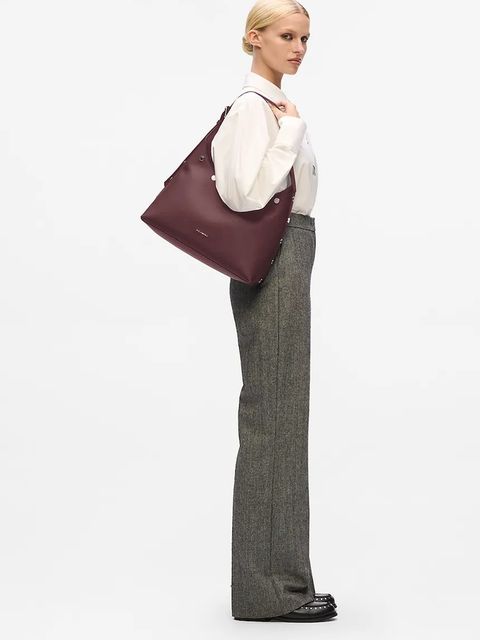 Karl Lagerfeld torebka K/ROCKY kolor bordowy A4W30119