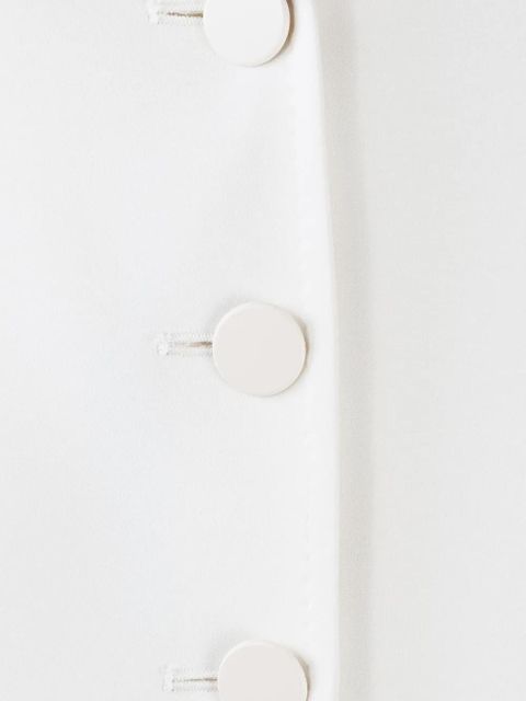 Max Mara three-button notched blazer - White