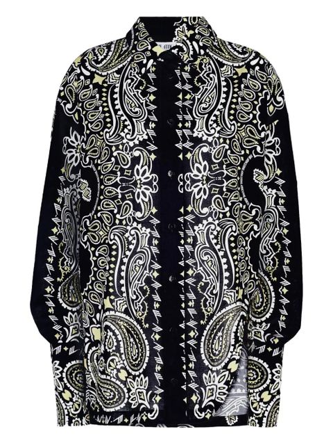 The Attico paisley-print shirt - Black - zdjęcie produktu nr 1