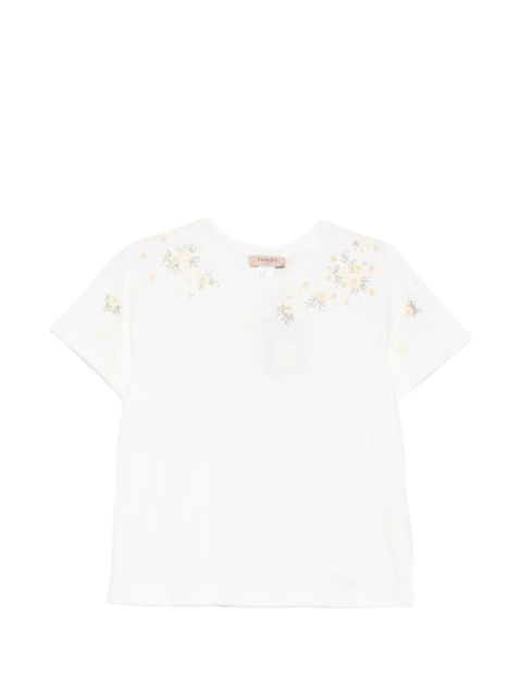 TWINSET floral T-shirt - White - zdjęcie produktu nr 1