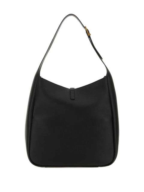Saint Laurent large Le 5 Á 7 logo-plaque tote bag - Black - zdjęcie produktu nr 2