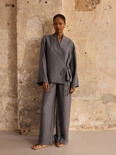 Answear.LAB marynarka damska z lyocellem - zdjęcie produktu nr 2