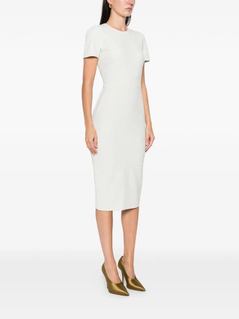 Victoria Beckham short-sleeve midi dress - Green - zdjęcie produktu nr 2