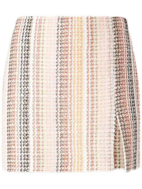 Missoni striped mini skirt - Neutrals - zdjęcie produktu nr 1