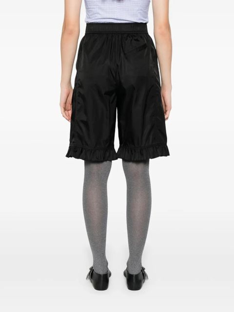 GANNI duchess Bermuda shorts - Black