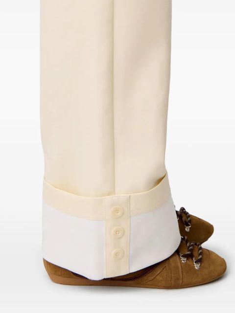 Claudie Pierlot button-fastening trousers - Neutrals