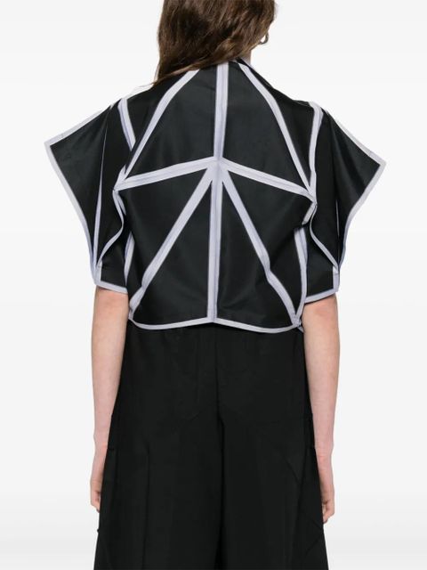 132 5. Issey Miyake No.5-jacquard jacket - Black