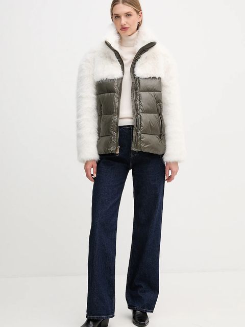 Blauer kurtka DOVE kolor zielony zimowa oversize BLDB02104