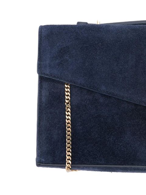DeMellier Vancouver suede clutch bag - Blue