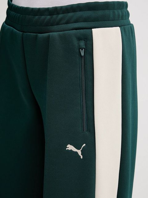 Puma spodnie dresowe damskie kolor zielony 629803