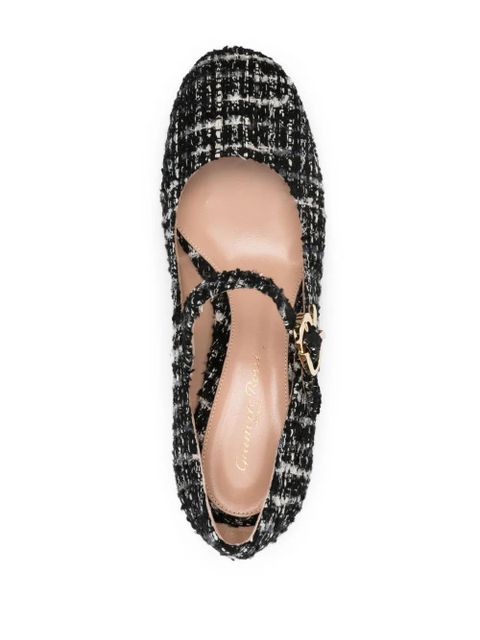 Gianvito Rossi 50mm Mary Ribbon pumps - Black