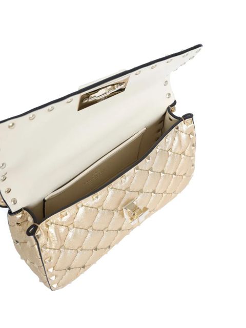 Valentino Garavani small Rockstud Spike shoulder bag - Neutrals