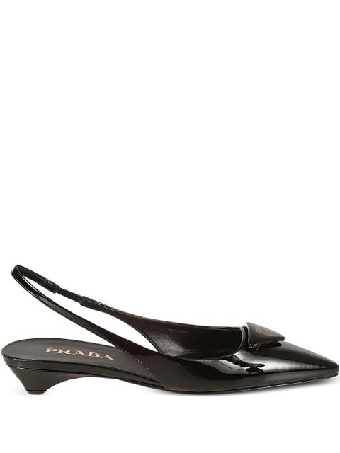 Prada heeled slingback pumps - Black - zdjęcie produktu nr 1