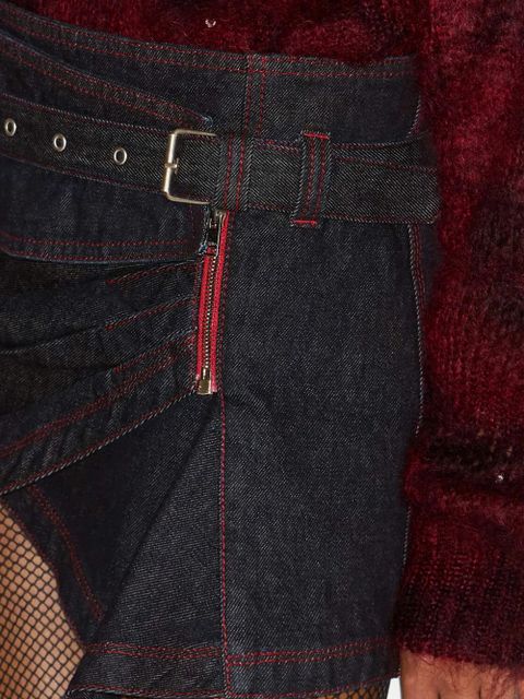 ISABEL MARANT belted wrap skirt - Blue - zdjęcie produktu nr 2