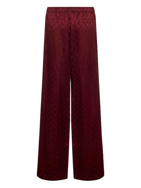 Gucci GG jacquard side-stripe trousers - Red - zdjęcie produktu nr 2