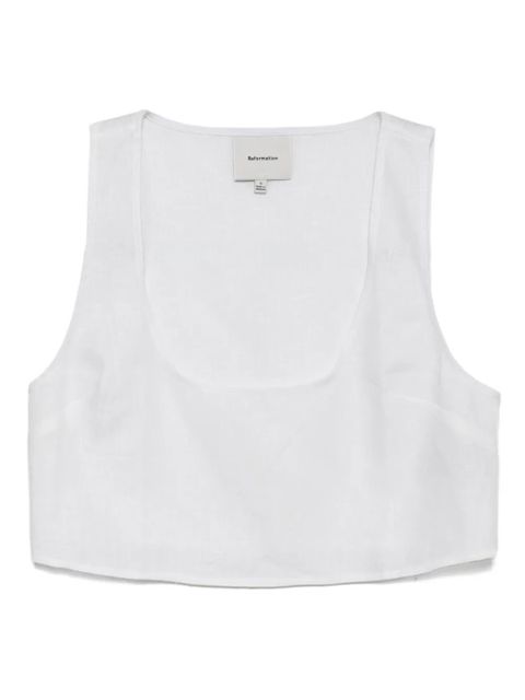 Reformation Kylie linen top - White - zdjęcie produktu nr 1