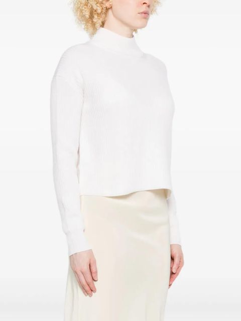 Max Mara ribbed mock-neck sweater - White - zdjęcie produktu nr 2