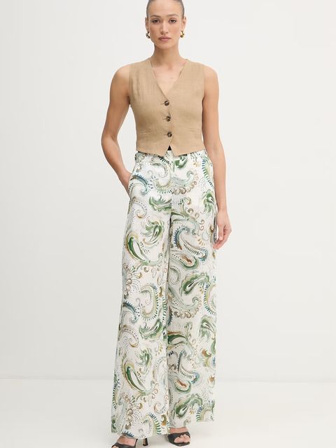 Marella kamizelka jednorzędowa damska lniana Emme by Marella - zdjęcie produktu nr 1