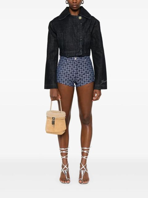 Givenchy Monogram 72 denim shorts - Blue