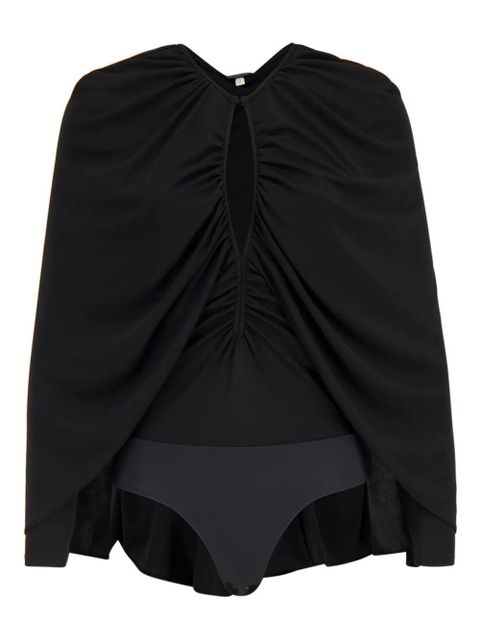 Johanna Ortiz Starlight draped bodysuit - Black - zdjęcie produktu nr 1