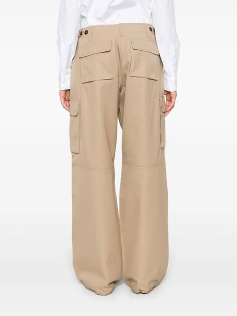 Coperni wide-leg cargo trousers - Neutrals