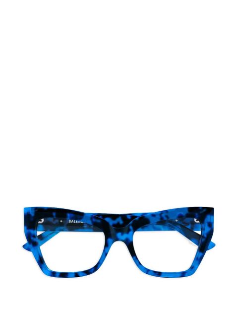 Balenciaga Eyewear cat-eye glasses - Blue - zdjęcie produktu nr 1